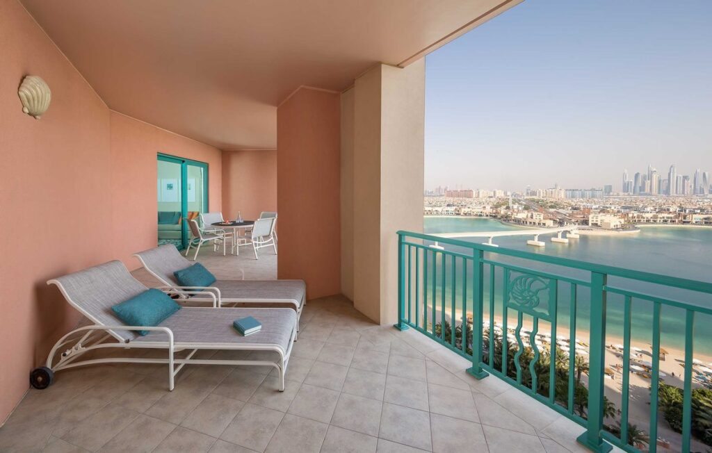 Atlantis The Palm Dubai Terrace Suite balcony