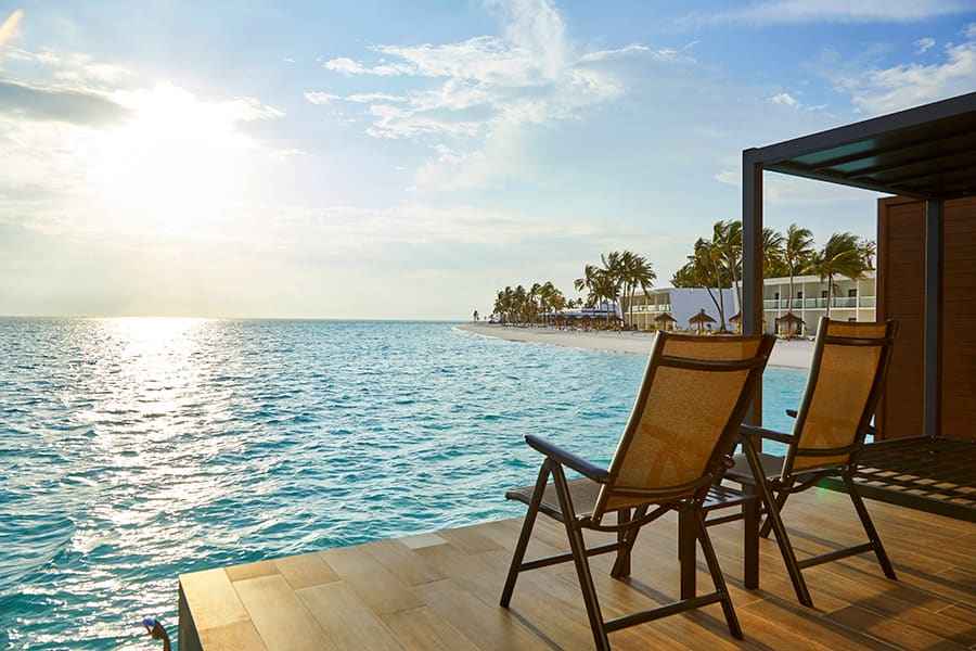 Hotel Riu Atoll Overwater views